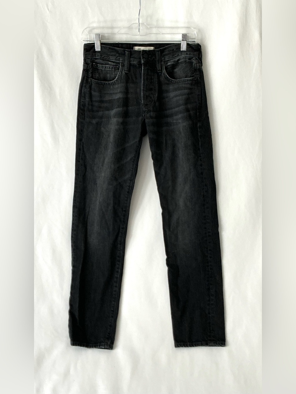 Madewell Men’s Slim Fit Denim Jeans Black 28x30 100% Cotton Button Fly Closure